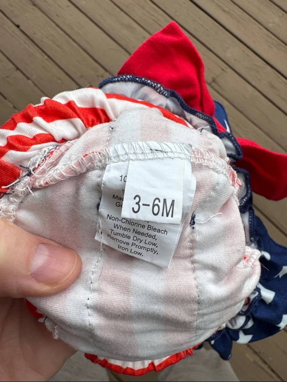 Kids Star Ruffle Swim Diaper Cover - Red, White & Blue